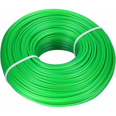 RHG Fil Nylon pour Coupe Bordure débroussailleuse 2,0 mm x 100 M Universel DIY Bobine Fil pour Coupe Bordure