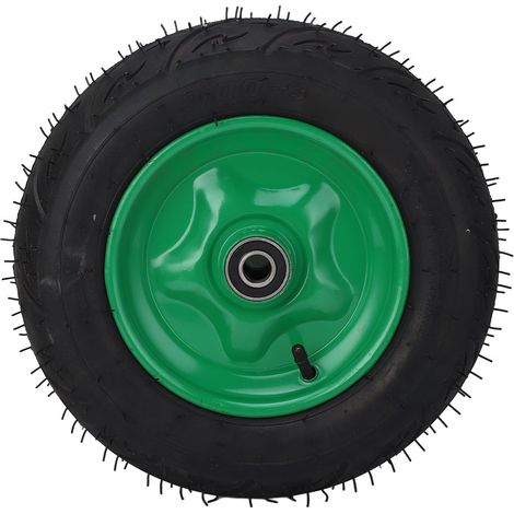 Roue de camion à main 14 pouces 550lbs, roulement de charge en caoutchouc antidérapant, remplacement de chariot de jardin (1/5)