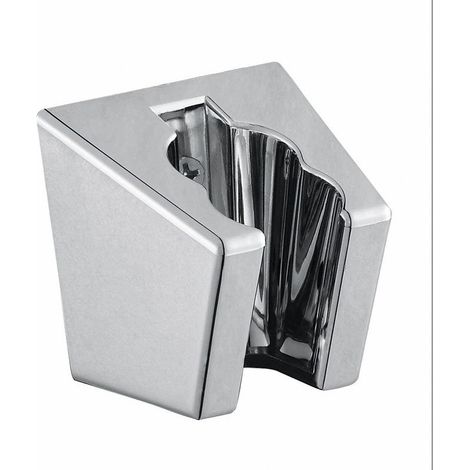 SHINING HOUSE Stück Universal-Duschhalter, Wand-Duschhalter für die Dusche, einfache Installation, Duschkopfhalter mit doppeltem Kartenschlitz (Silber, 4,5 x 3 cm) (1/4)