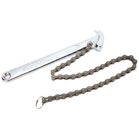 FENOPLASTICAClé à chaîne de 9 pouces, pince à tuyau réglable, cliquet réversible, raccords d'outils de filtre à huile (1/5)