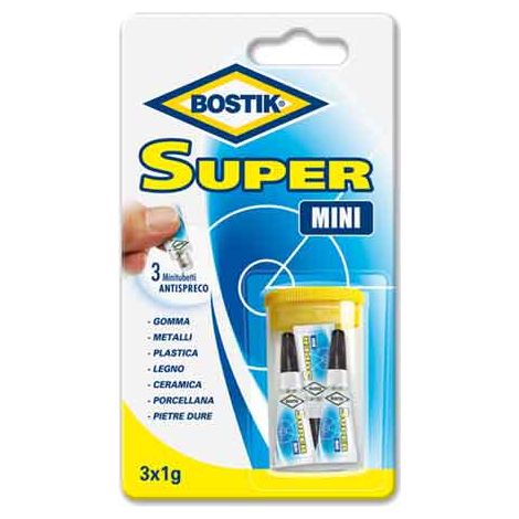 COLLA 'SUPER MINI' 3x1 gr - BOSTIK
