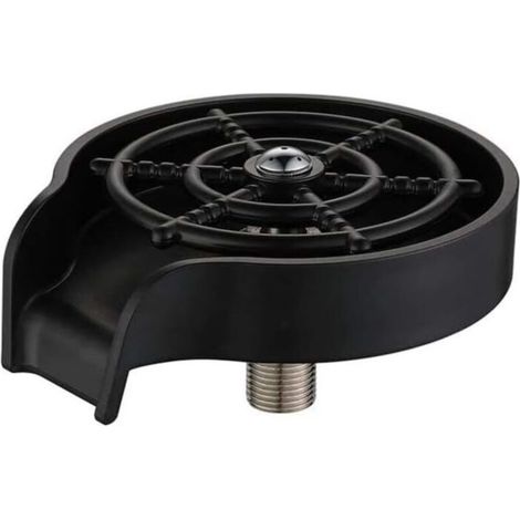 Robinet automatique rapide haute pression verre 304 rinceur évier de cuisine lave-tasses à café buse haute pression à cinq trous nettoyage multi-angles tout autour
