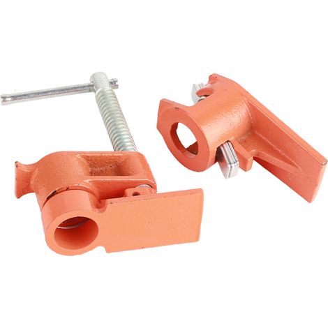 Étau de serrage 3/4 pouce, mâchoires pour tuyaux, kit outil menuiserie avec fixation (version longue) (1/5)