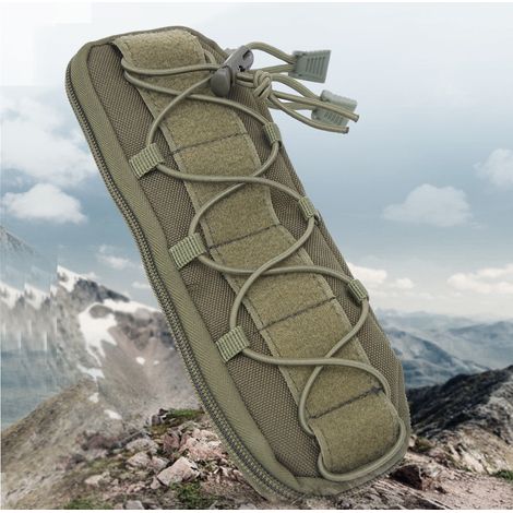 Étui tactique en nylon vert pour couteau multifonction de survie extérieur portable
