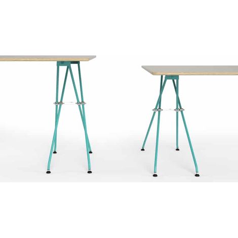 Pied de table original bleu turquoise Markk (1/5)