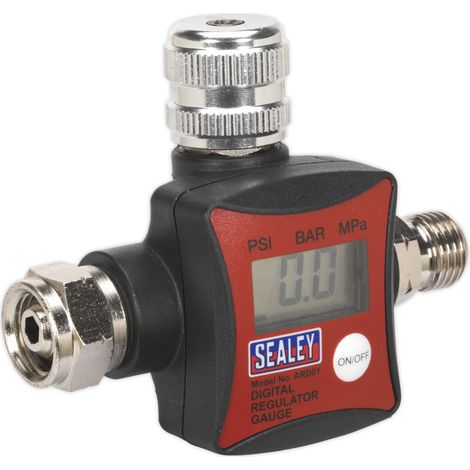 Sealey On-Gun Digital Pressure Regulator/Gauge ARD01