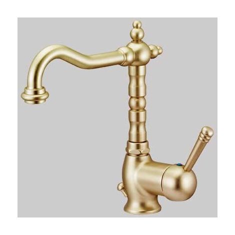 Miscelatore Lavabo "New Old" Bronzo + Piletta 1"1/4