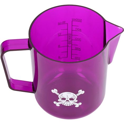Tasse à mousser le lait 600 ml en acrylique violet pour café à domicile et café (1/5)