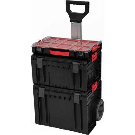 Qbrick System Werkzeugwagen-Set PRO Cart + PRO box + PRO Organizer 100