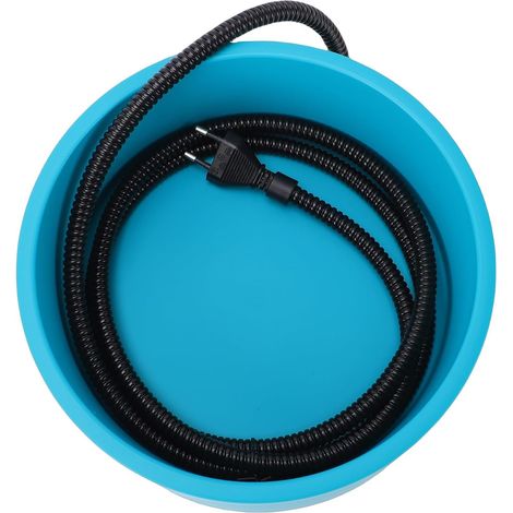 Bol d'eau Chauffant pour Animaux, Gamelle Chauffante Extérieur 3,2L avec Cordon Anti-Mastication 2 Mètres, 30W Thermostatique Antigel pour Chien, Chat, Poule, Écurie, Ferme, Prise (1/5)