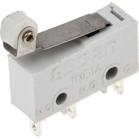 Microrupteur subminiature RS PRO Levier à galet, SP, 2 A @ 250 V c.a., A souder 250V c.a. (1/2)