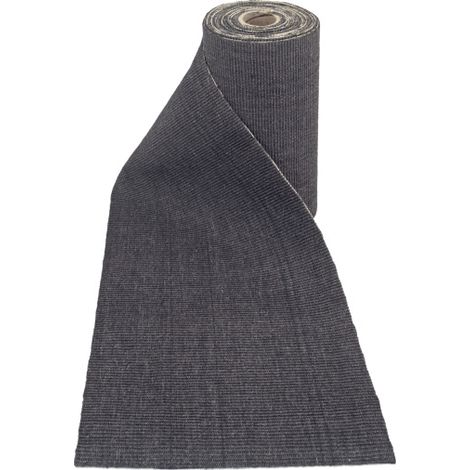 Tapis de passage en sisal couloir et escalier - Anthracite - Rouleau de 0.67m x 8m (1/3)