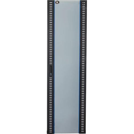 Link LKDOOR42AN Schwarze Glastür für 42U-Schränke