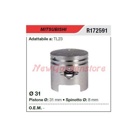 Segmentos de bulón de pistón de cortasetos MITSUBISHI TL23 172591