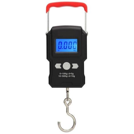 royaluxe-Balance A Crochet Suspendue, Double Precision, Retroeclairage De L'Ecran Lcd, 50Kg / 5G,210x65x30mm (1/3)