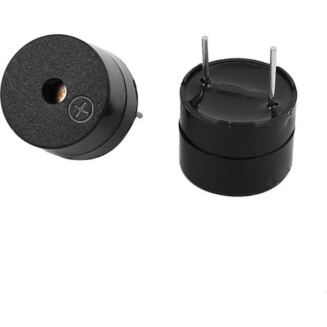 2 pièces DC 12 V actif été magnétique Dauerton Piepton alarme 12mm x 9,5mm