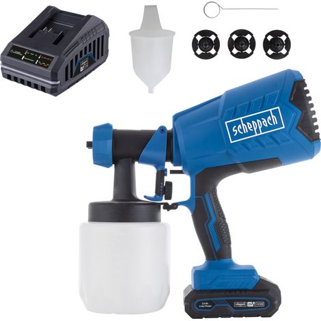 Pistolet à peinture sans fil 20V 1L Scheppach set s c-aps700-x (1/5)