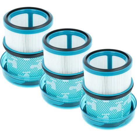 vhbw 3x Filter compatible with Dyson DS60 Vacuum Cleaner - HEPA filter Blue (1/4)