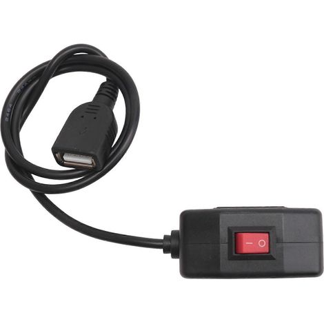 3x 24-Stunden-USB-Kfz-Ladekabel (5 V, 3 A) mit OBD-Anschluss, Schalter und 0,5 m Kabel für Dashcams, Camcorder und Fahrzeug-DVRs (1/5)