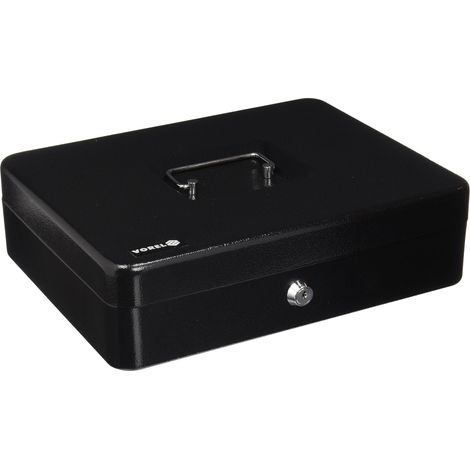 VOREL 78630-300x240x90mm caja de dinero negro