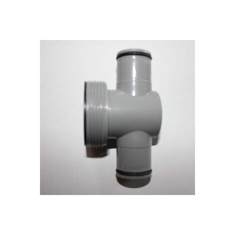Adaptateur en T Bestway Coleman Intex P61408 – Connexion pour tuyaux 1 5 et 1 25 pouce – Raccord universel,5X (1/5)