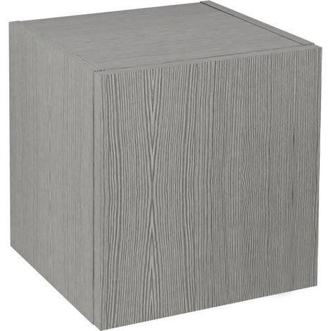 Meuble de rangement ESPACE 35x35x32cm, 1x porte, gauche/droite/chêne argenté (1/2)