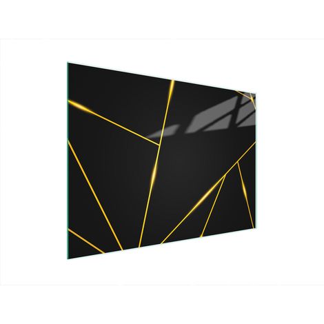 Glasschneidebrett 40x30 Schwarz