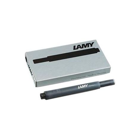 LAMY CARTUCHO T10 RECAMBIO 825 PARA PLUMA TINTA NEGRA CAJA 5U