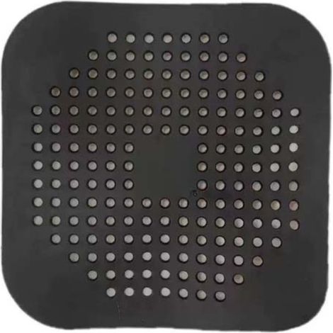 Lot de 10 grilles d'évier en silicone - Attrape-cheveux, crépine pour cuisine et salle de bain (1/4)