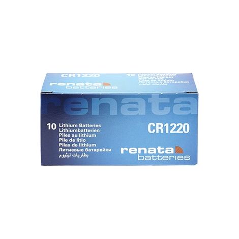 .Renata CR1220 3V au lithium PACK DE 10 PILES.
.
.