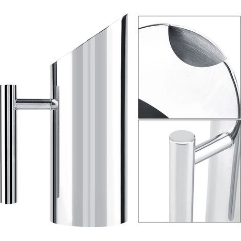 1.5L Stainless Steel Water Pitcher with Ice Guard for Chilled Drinks - Ideal for Home, Hotel and Service (1/5)