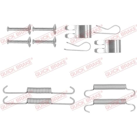 Kit d'accessoires, mâchoires de frein de stationnement Quick Brake 105-0013