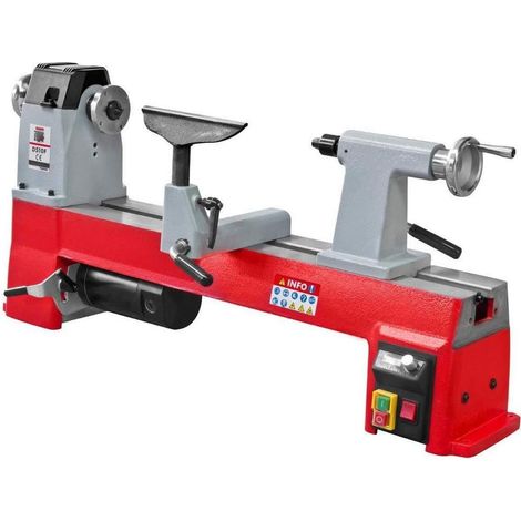 Holzmann – Tour à bois 230V 735W – Moteur à vitesse variable – Broche M33 DIN800 – Pour bois dur et teck – Dimensions 1035 x 305 x 449 mm