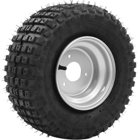 Pneu 16x8-7 avec moyeu anti-vibrations et anti-bruit, universel, en caoutchouc antidérapant, pour VTT, UTV et tondeuse à gazon (1/5)