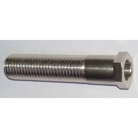 TG Hohlschraube Schraube für Siebkorbventile M 12 x 1,5 mm x 54 mm vernickelt - Länge 54 mm