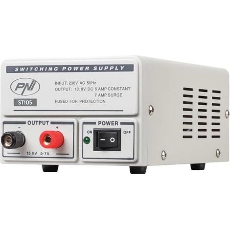 Alimentation à découpage - PNI ST105 - 12V DC - 5A - 60W - Intérieur (1/4)