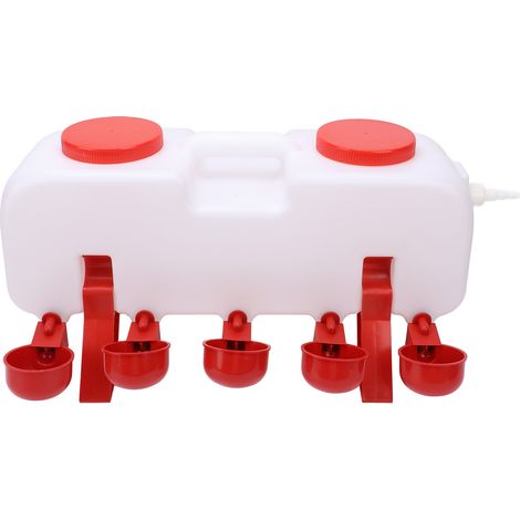 Abreuvoir automatique pour poulets, système d'arrosage hygiénique en plastique Anti-basculement pour ferme avicole