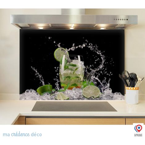 Fond de hotte : Mojito - Verre trempé - 60 cm - 45 cm (1/5)