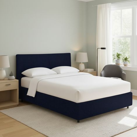 Cama Doble Tipton, Desenfundable, Hecho en Italia, Violeta Oscuro (1/5)