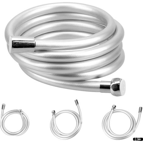 Flexible de Douche, Matériau PVC, Longueur : 1,2 m - 2 m, Interface Universelle GI/2, Résistance Haute Pression, Résistance Haute Température (1/5)