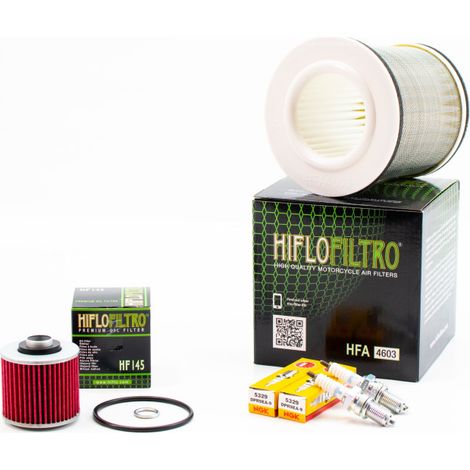 Kit Révision Filtres Bougies pour YAMAHA TDM 850 de 1991 à 1996 - Sans Huile