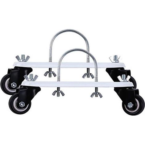 Roulette de radiateur remplie d'huile - MICH - 2 pièces - Mobile - Facile à installer - 21 cm (1/4)