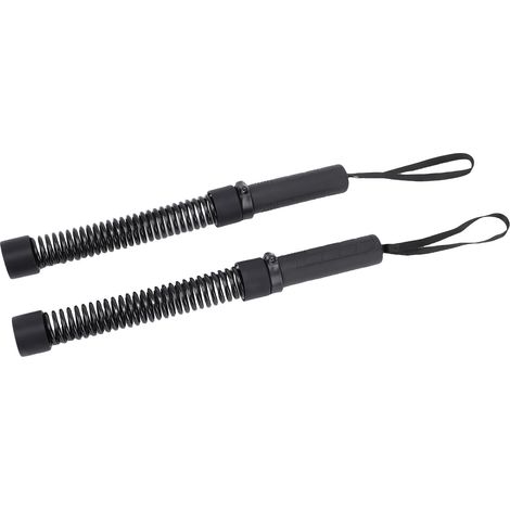 Lot de 2 cordes de combat sans corde, poignée antidérapante, corde d'entraînement portable à ressort pour la salle de sport à domicile. (1/5)