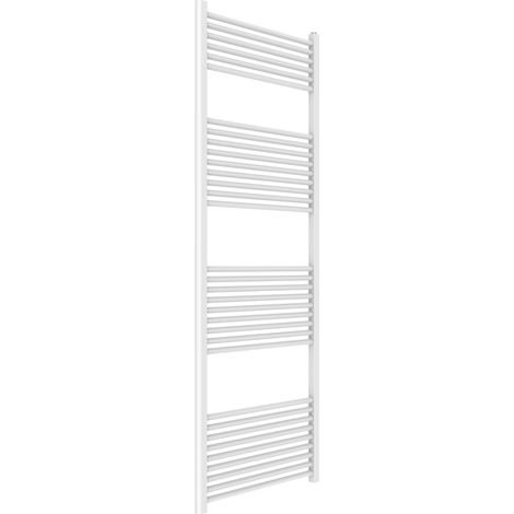 Calentador De Toallas De Baño Vertical 65X180 Acero Blanco