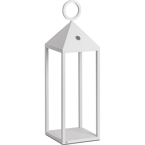 Lanterna led ricaricabile luce calda 2700k ip54 colore bianco rossini pin001b (1/5)
