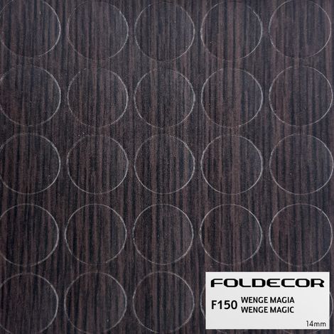 Tapón autoadhesivo diámetro 14 wenge magia (hoja de 25 unidades) (1/5)
