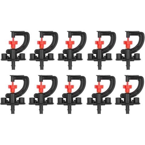 Kit 10x asperseur rotatif G avec support serre jardin (1/4)