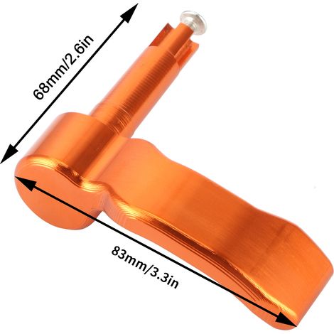 Palanca de control de velocidad tipo acelerador de pulgar de aluminio CNC para vehículos Polaris Sportsman (450/550/570/850/1000) (1/5)