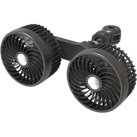 Ventilateur de siège arrière de voiture avec rotation à 360 degrés, vitesse réglable et ventilation automatique, compatible avec les véhicules RNWHBYV (1/4)