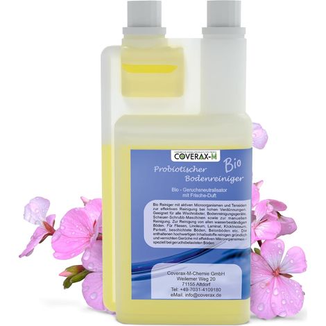 Nettoyant écologique pour sol robotisé, aspirateur et aspirateur à eau 500 ml – Liquide concentré pour parquet – Le détergent est sans traces, peu moussant – Liquide nettoyant pour sol (1/5)